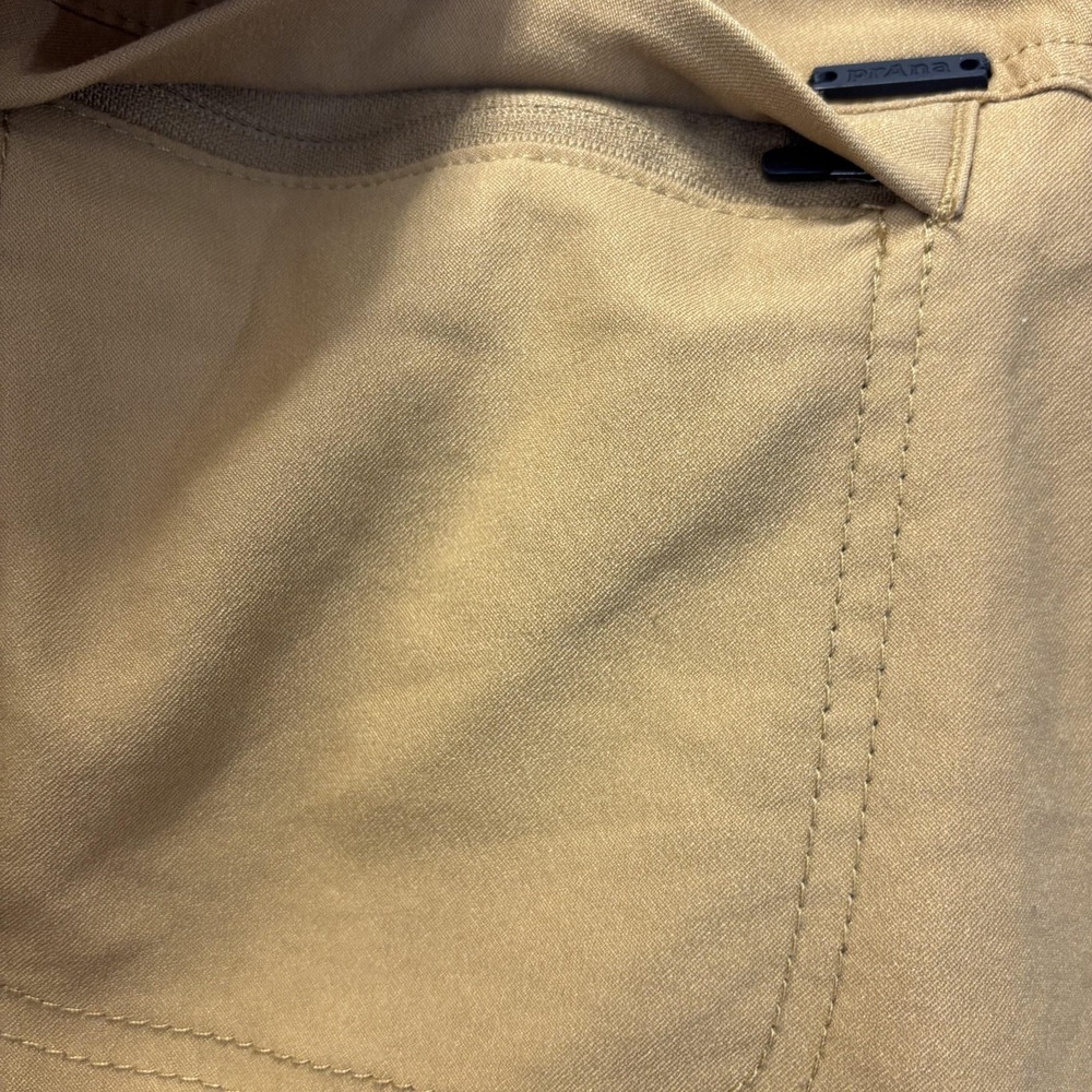 PrAna Cargo Pants Womens Size 12 Tan Stretch Convertible Hiking Outdoor Utility - Picture 16 of 16